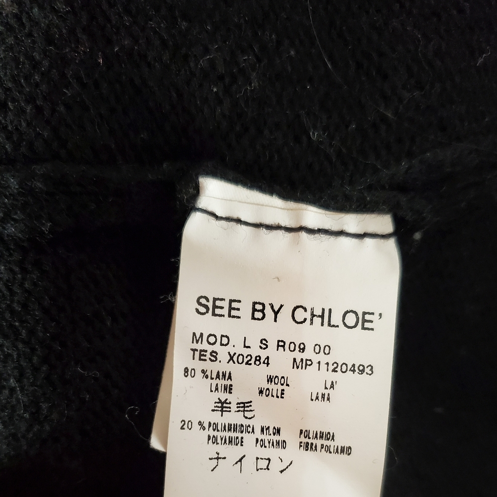 See by Chloe Longsleeve Wool Sweater Dress - Picture 6 of 6